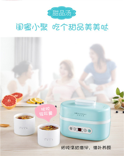 生活元素_电炖盅燕窝煮粥锅