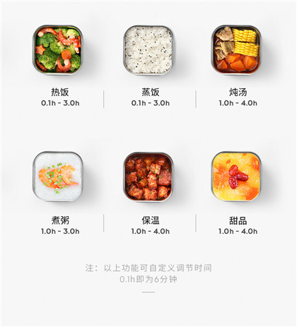 生活元素电热饭盒_蒸饭带饭神器