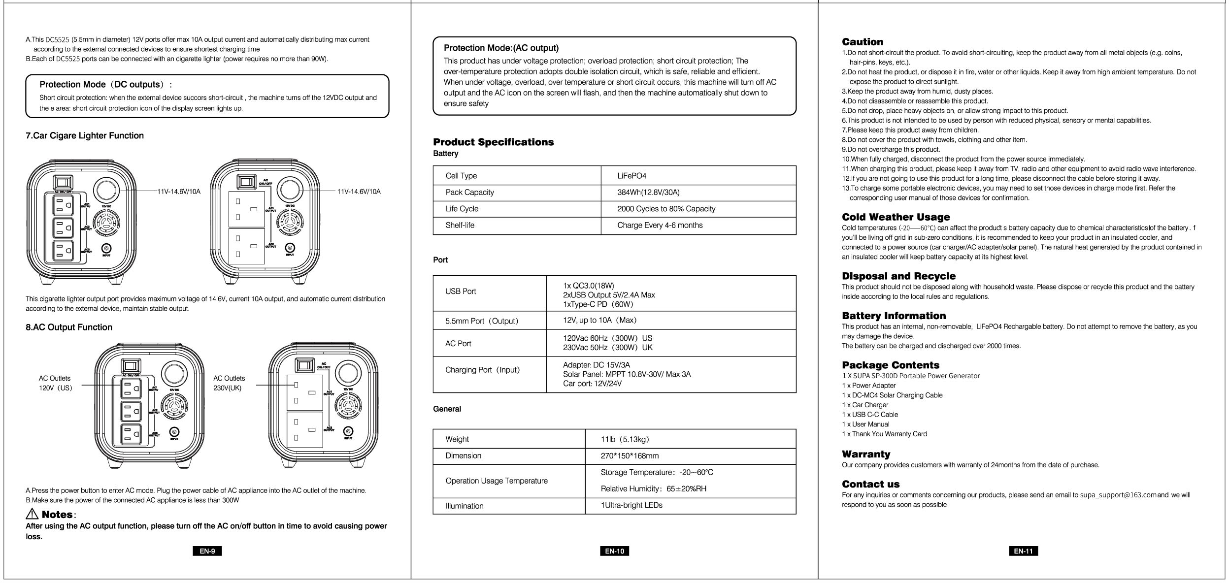 SUPA 300 User Manual