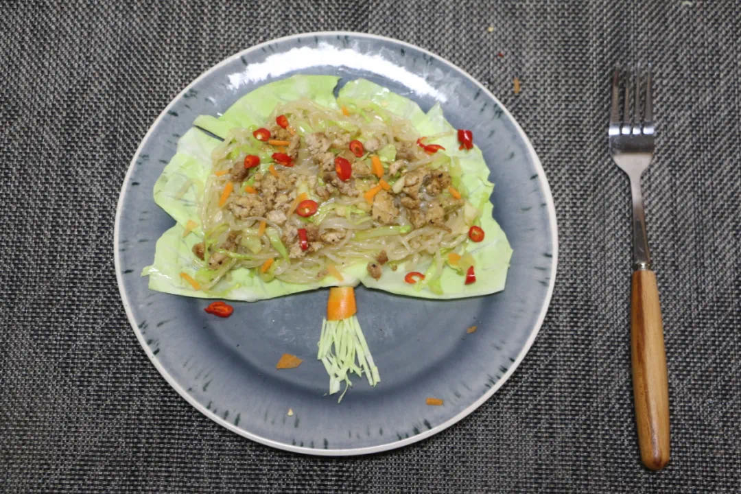 生酮食谱丨风味别致的蚂蚁上树