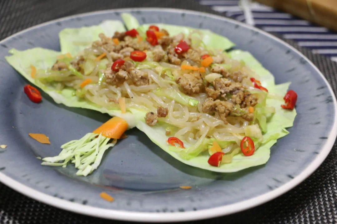 生酮食谱丨风味别致的蚂蚁上树