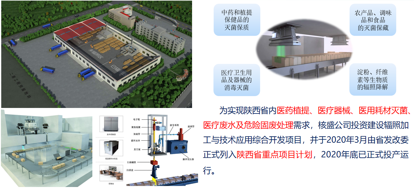 楊凌核盛輻照加工與技術(shù)應(yīng)用綜合開發(fā)項(xiàng)目