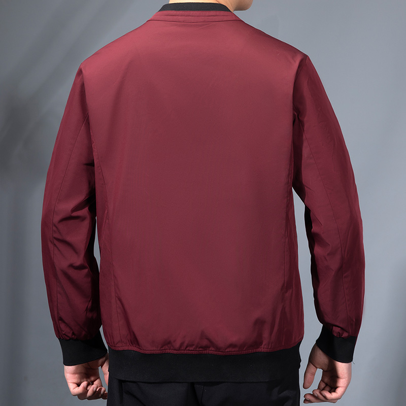 Autumn and  Winter Men's Jacket Stand Neck Sports Jackets Thin Section Men Jackets 100% Polyester