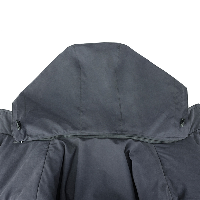 Men's Cotton-Padded Jacket Winter Warm Thicken Coat Hooded Male Detachable-Hat Outerwear