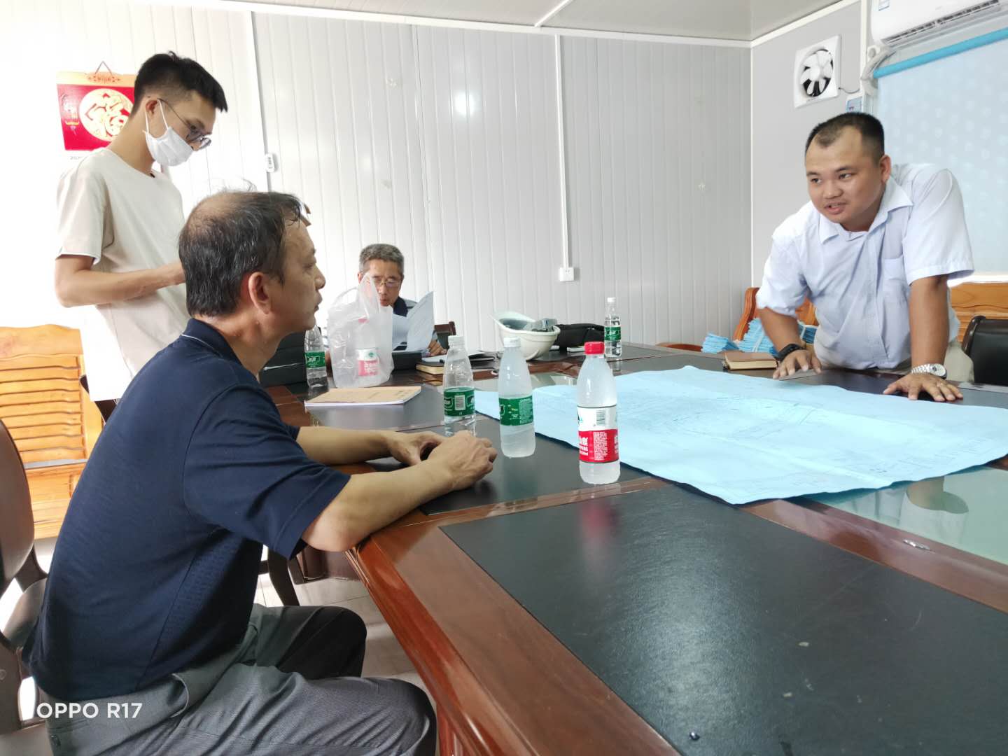 华南理工大学珠江学院领导到我司高明钧明城项目实地考察