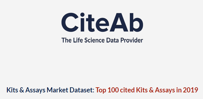 Vector Laboratories入选CiteAb最新公布2019文献引用率最高的试剂盒Top100