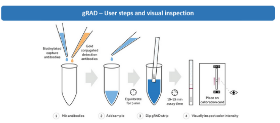 Bioporto新品推荐——简单、快速的gRAD免疫层析试纸条