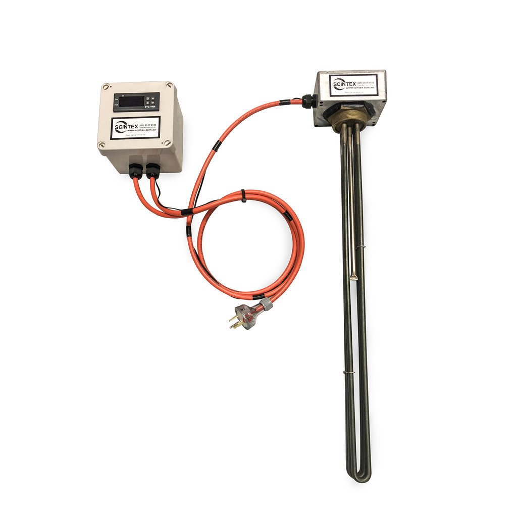 ELECTRIC IMMERSION HEATER WITH DIGITAL THERMOSTAT