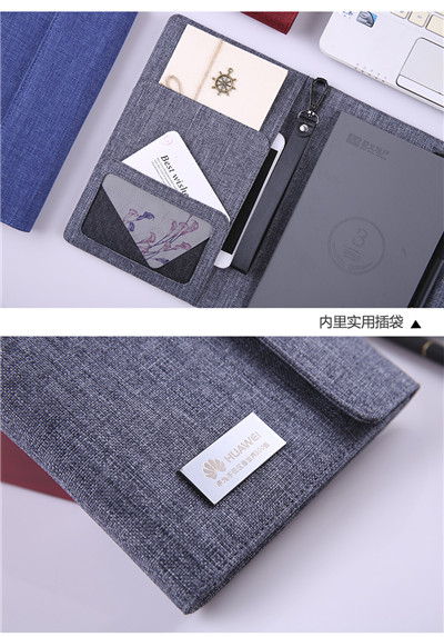 笔记本礼品套装_礼盒会记事本定制LOGO