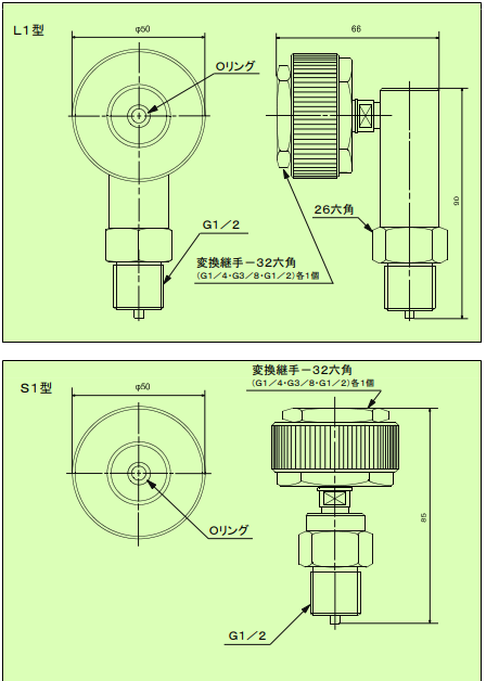    L1.S1型快紧固接头Futaba双叶测器株式会社