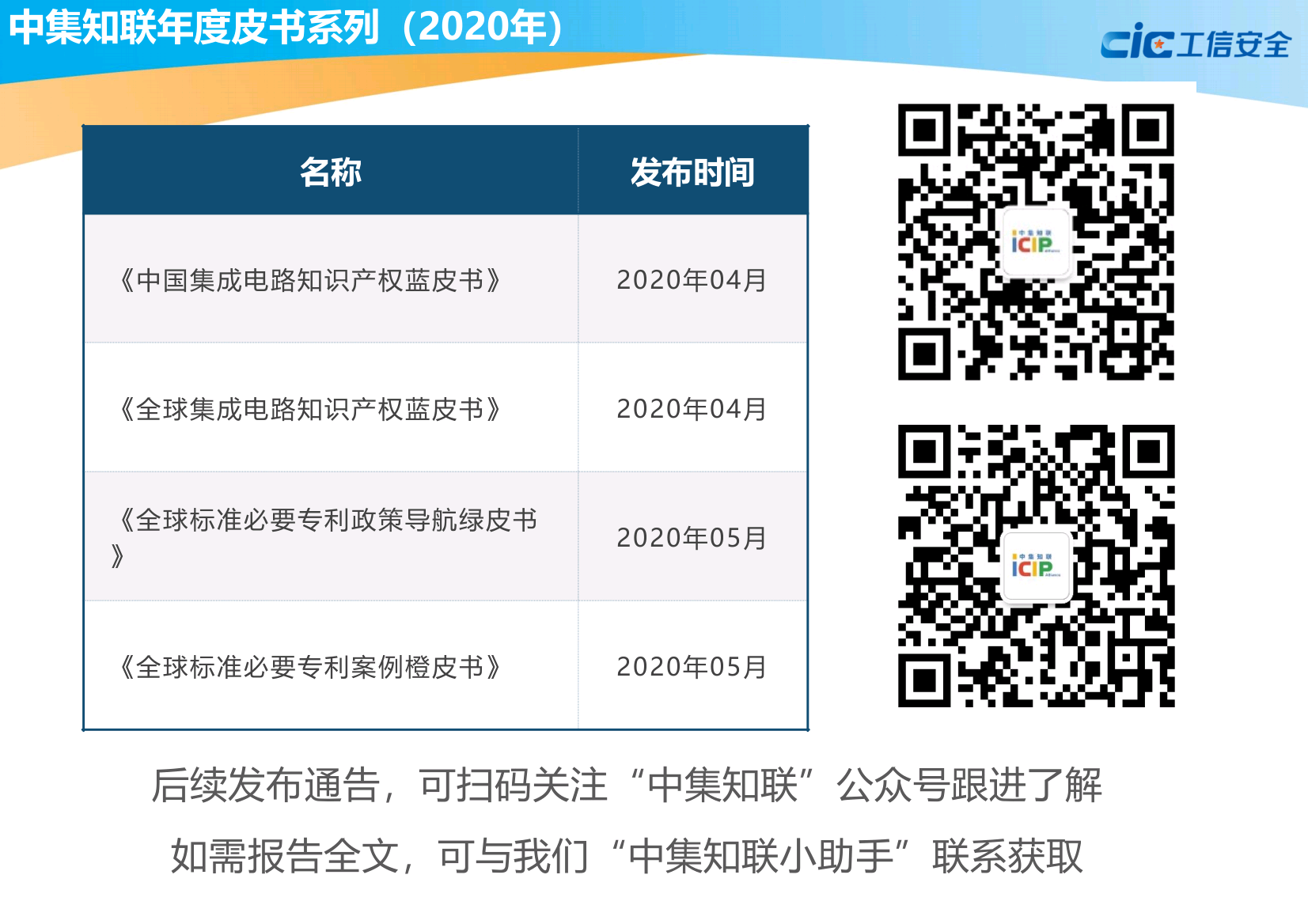 中国集成电路知识产权蓝皮书(2020版)