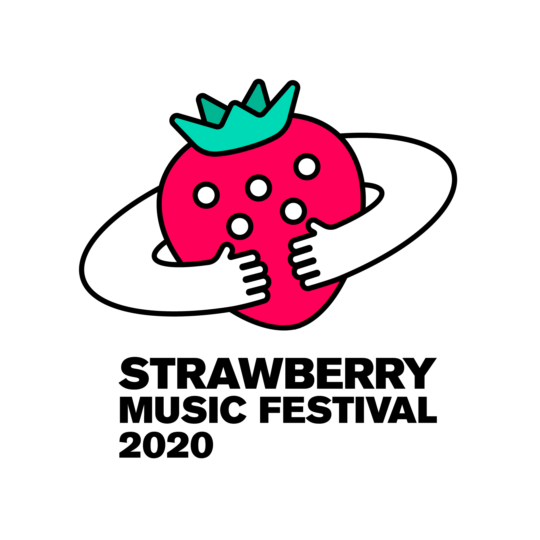 草莓音乐节素材图片
