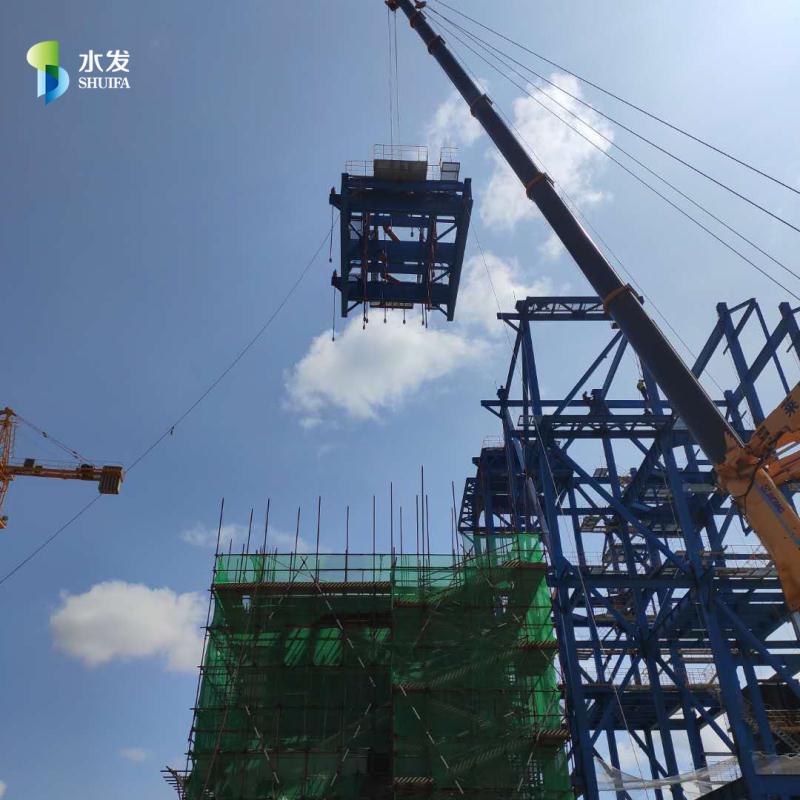 海阳永能生物科技有限公司2#锅炉汽包顺利完成吊装