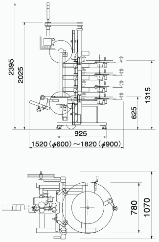 MHA-104S4无级变速自动卷取机satsuki kizaiサツキ機材株式会社