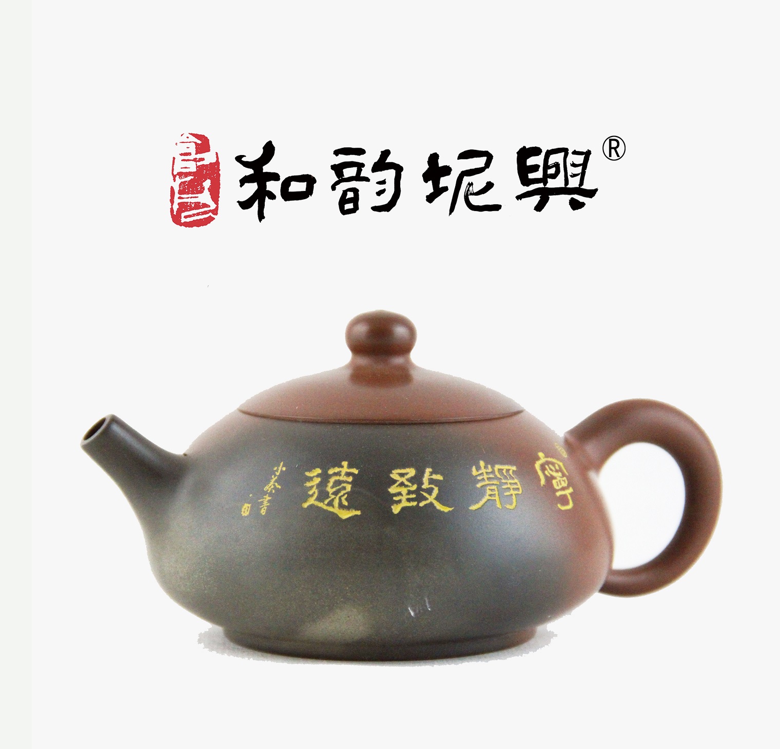 广西钦州坭兴陶宁静致远纯手工茶壶陶瓷大师紫砂建水紫陶