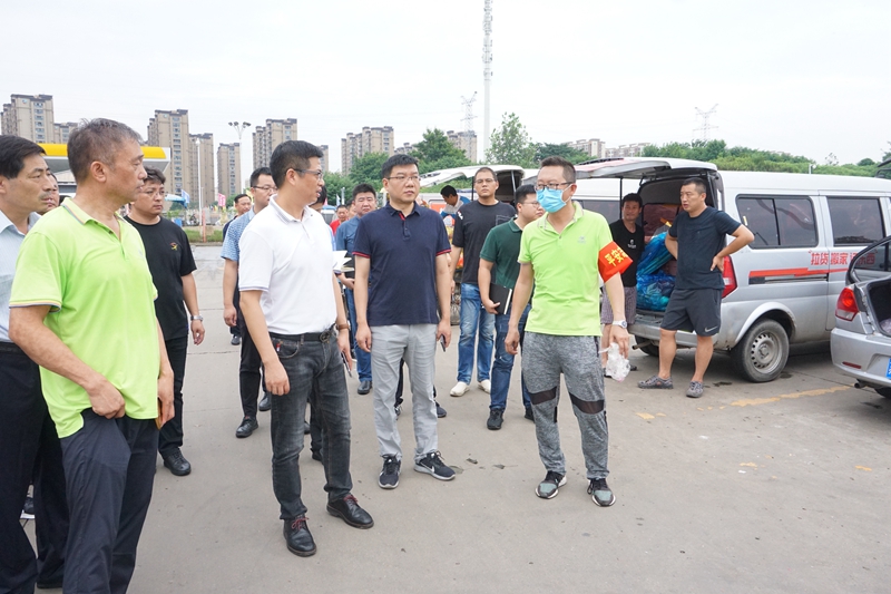 lehu68vip乐虎直播苹果官方版开展疫情防控及文明城市创建现场检查 lehu68vip乐虎直播苹果官方版开展疫情防控及文明城市创建现场检查