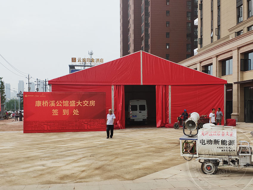 商丘-周口圆形篷房租赁搭建过程细节 商丘-周口圆形篷房租赁搭建过程细节