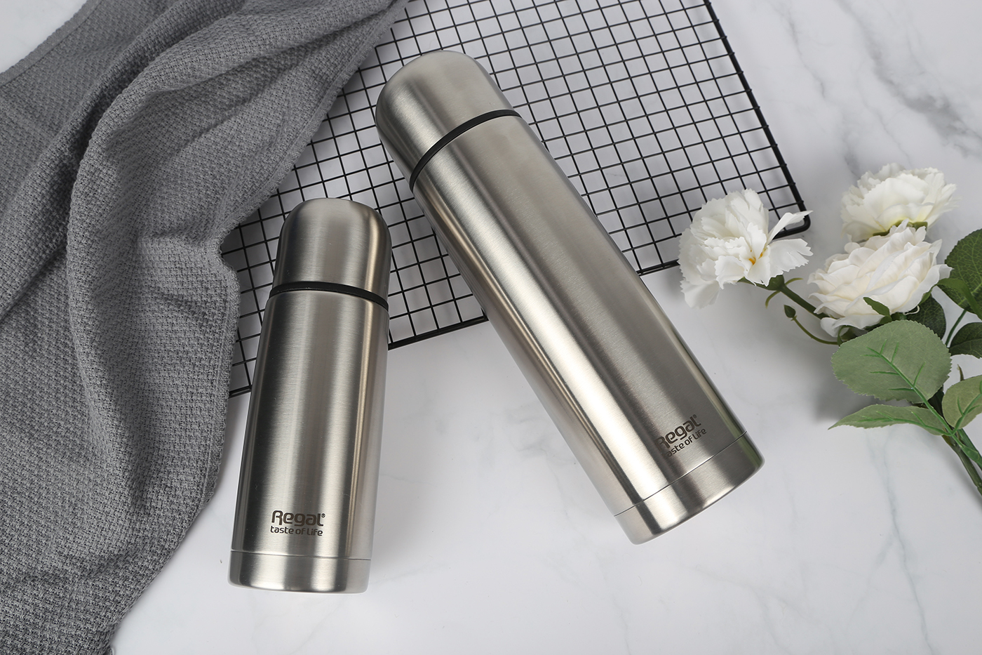 REGAL STAINLESS STEEL VACUUM FLASK TSB01