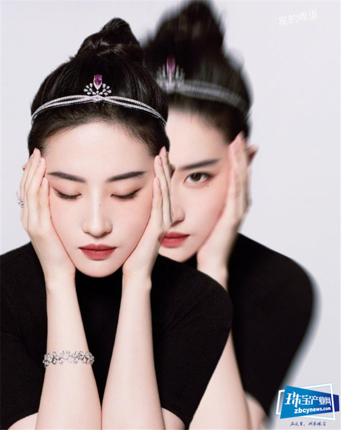 珠宝配美人，刘亦菲亦公主亦女王！