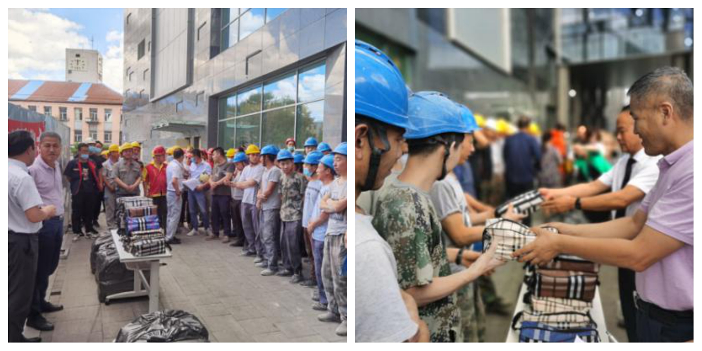 长春市南关区总工为长春IFC项目“送清凉” 长春市南关区总工为长春IFC项目“送清凉”
