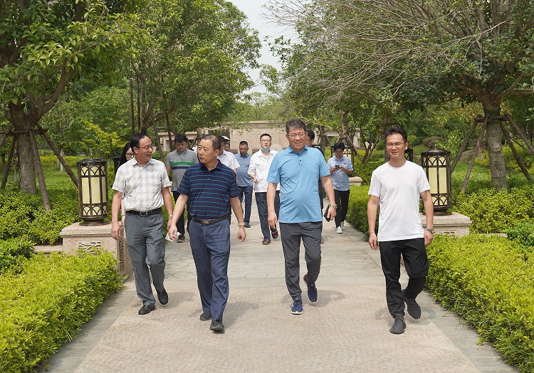 黄石下陆区政府领导调研考察幸福湾项目