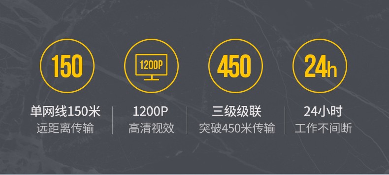 绿联80128 HDMI网线延长器150米 hdmi转RJ45网口转换器