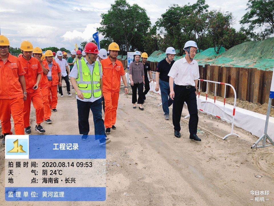 海南水务厅领导巡查南繁基地水利设施（乐东、三亚片）项目