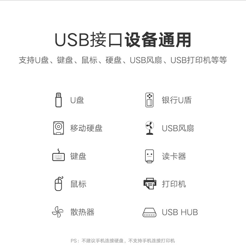 绿联30453 Micro USB+Type-C转USB3.0 转接头