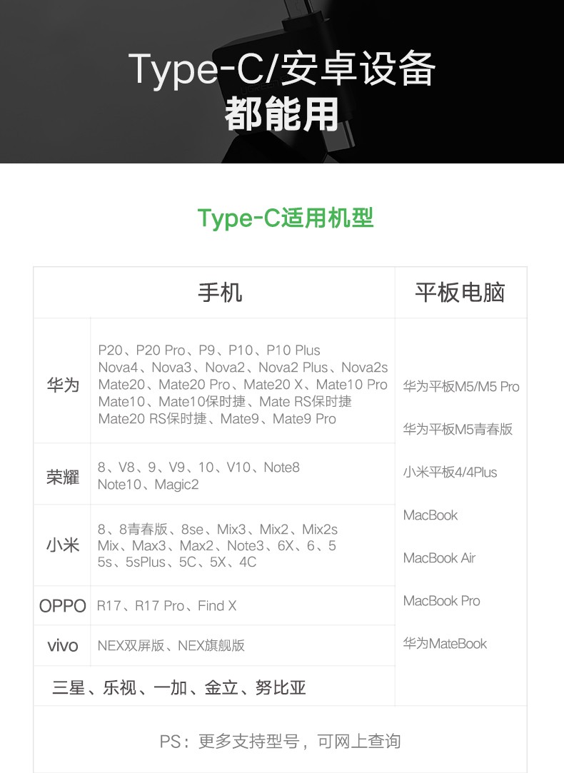 绿联30453 Micro USB+Type-C转USB3.0 转接头