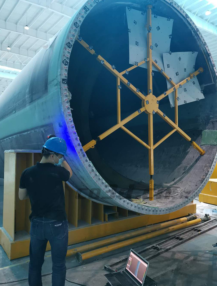 Wind blade 3D inspection