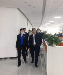 南关区人大主任鲁月及长春市人大代表视察长春国际金融中心项目 南关区人大主任鲁月及长春市人大代表视察长春国际金融中心项目