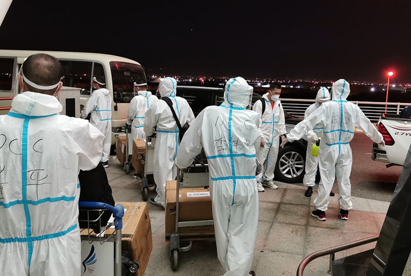 苏州中材组织三批269名返岗员工顺利抵达海外项目现场