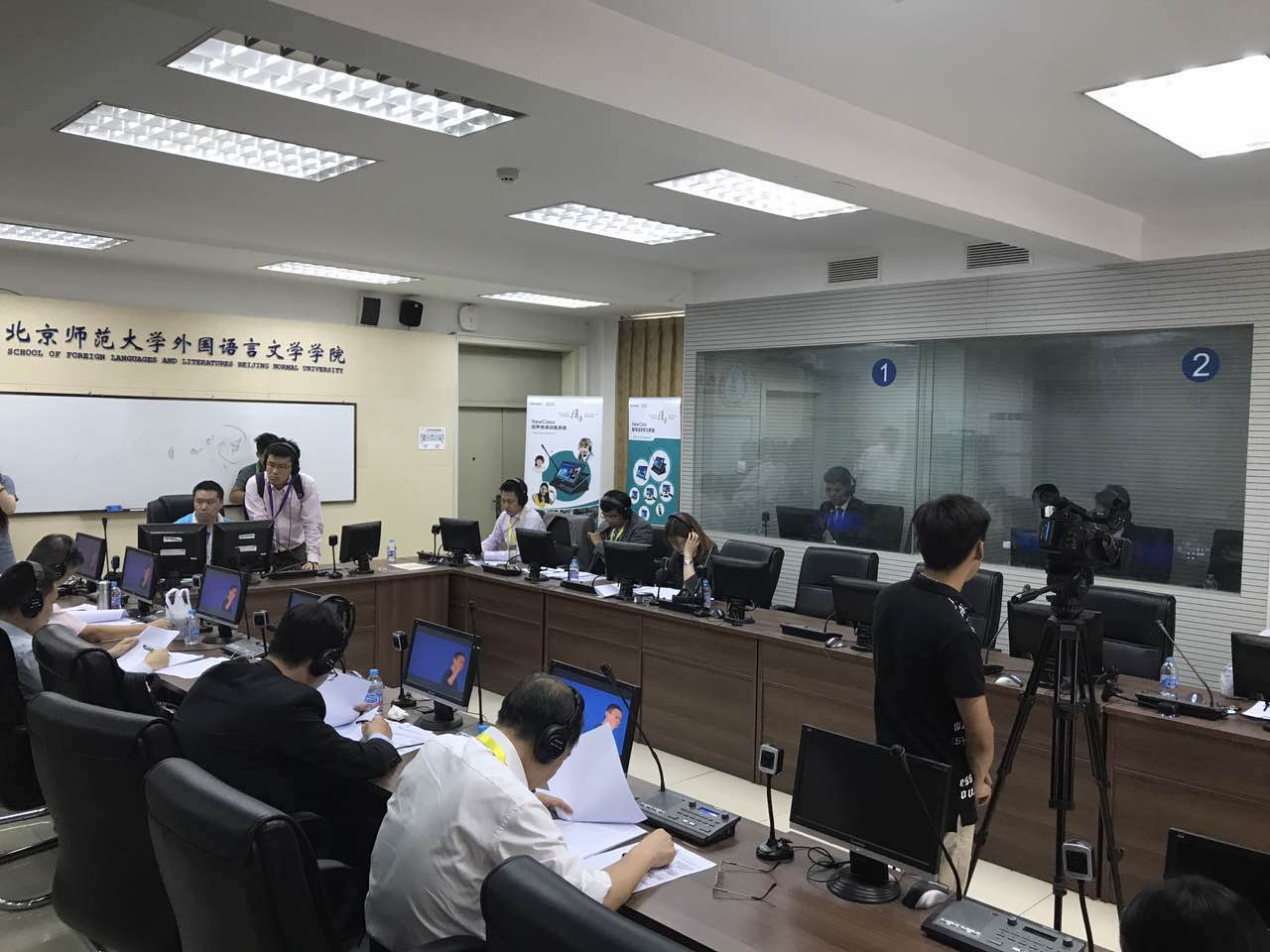 The NewClass simultaneous interpreting training system completed the record of the final of Simultaneous Interpreting Contest of the 6th National Interpreting Competition