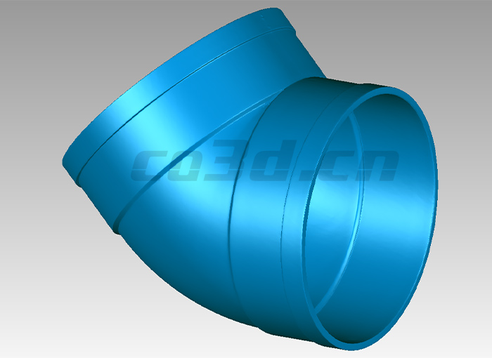 Plastic pipe 3D inspection