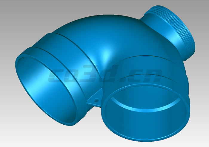 Plastic pipe 3D inspection