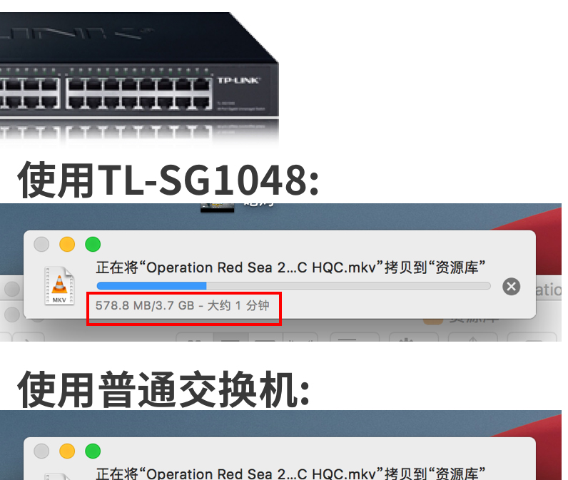 TP-LINK TL-SG1048 48口千兆网络交换机