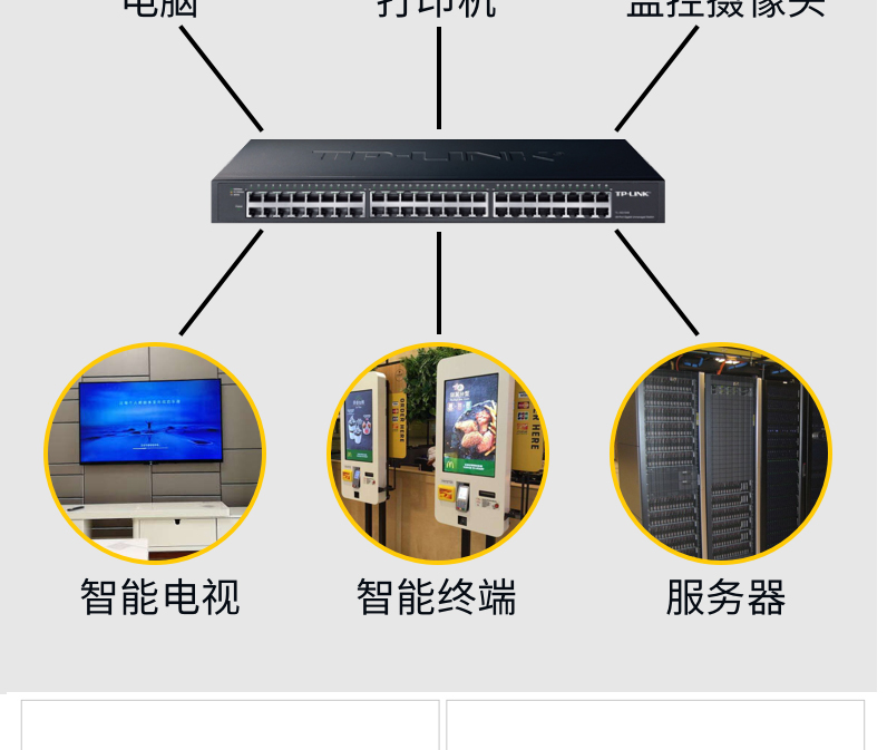 TP-LINK TL-SG1048 48口千兆网络交换机