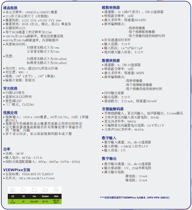 3D视听觉脑功能刺激系统（MRI/MEG兼容）
