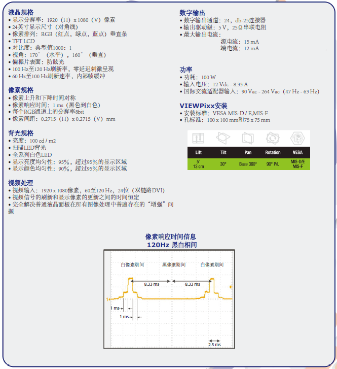 3D视听觉脑功能刺激系统（MRI/MEG兼容）