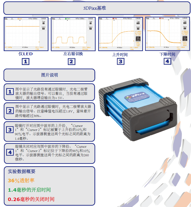 3D视听觉脑功能刺激系统（MRI/MEG兼容）