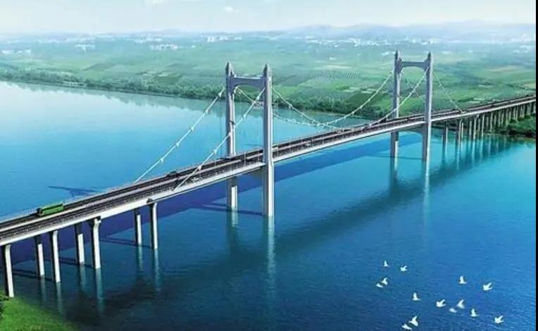 东江南支流港湾大桥105米高主塔封顶，预计明年建成通车