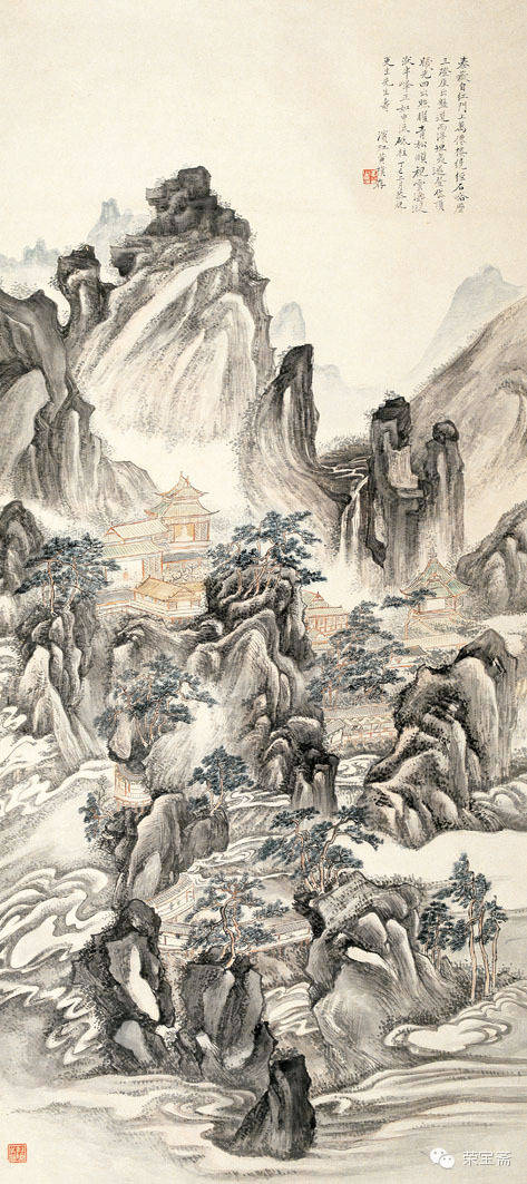 黄宾虹:我用积墨画画意在墨中求层次,有人以为墨黑一团,呜呼! 黄宾虹:我用积墨画画意在墨中求层次,有人以为墨黑一团,呜呼!