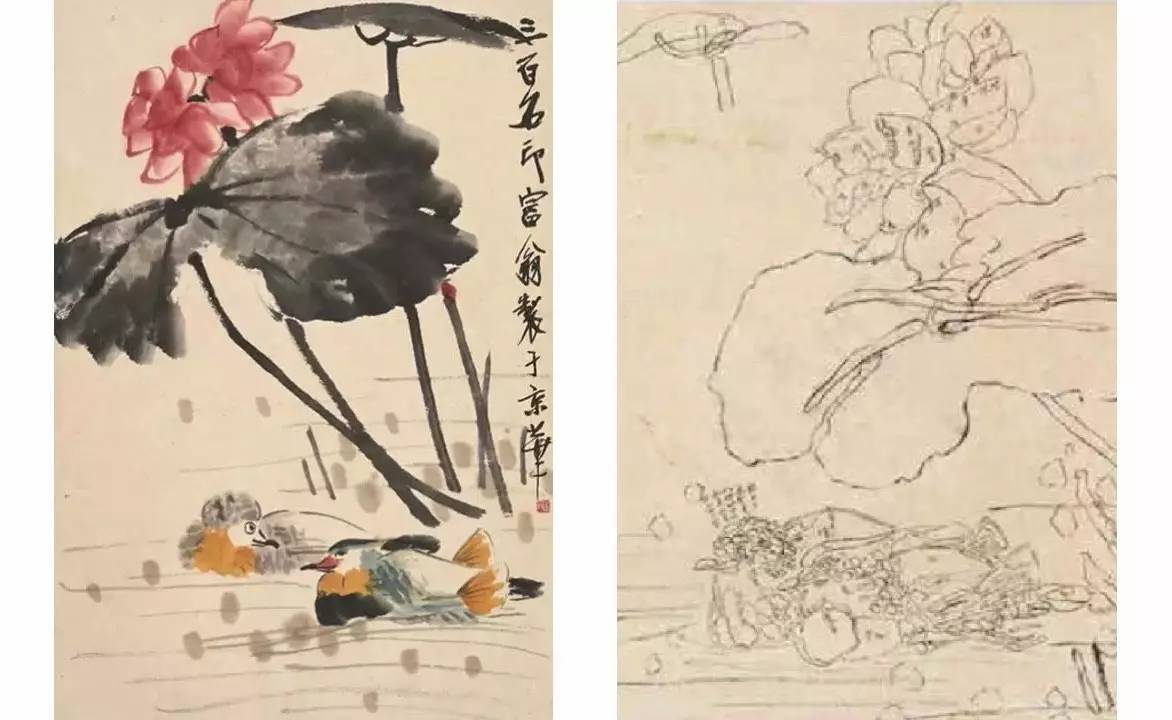 罕见齐白石画稿,原来大师是这样炼成的! 罕见齐白石画稿,原来大师是这样炼成的!