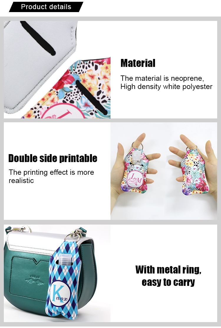 Details for Neoprene Hand Sanitizer Bottle Sleeves Details for Neoprene Hand Sanitizer Bottle Sleeves