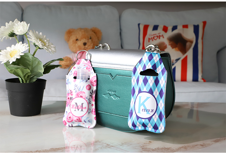 Printed Neoprene Hand Sanitizer Bottle Sleeves Printed Neoprene Hand Sanitizer Bottle Sleeves