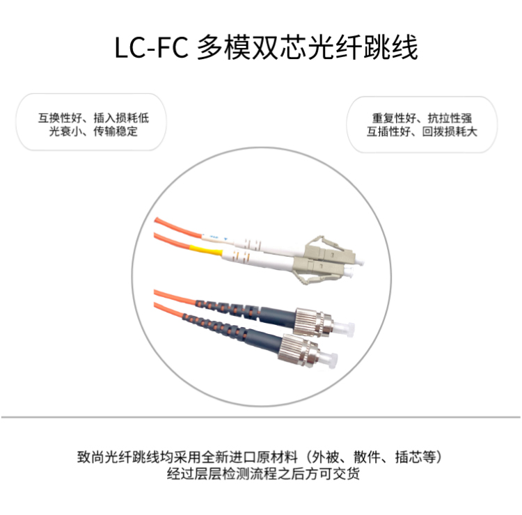 LC-FC多模双芯