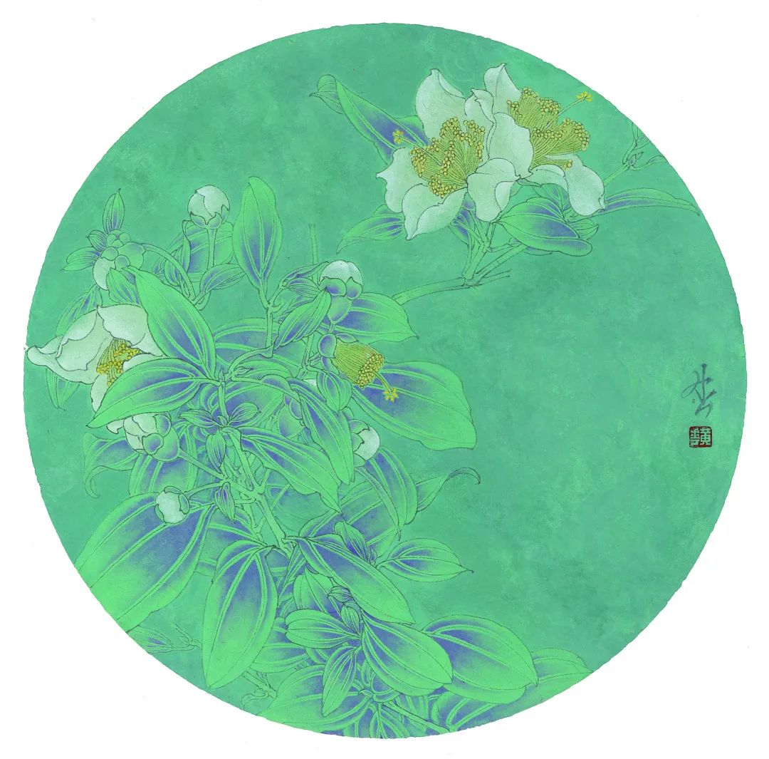 黄丹松:工笔重彩创作的艺术扫码与传统新变 黄丹松:工笔重彩创作的艺术扫码与传统新变