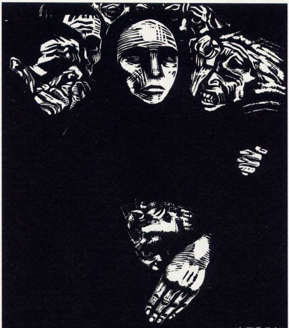 深刻、缓慢的刀刻 精致的版画 深刻、缓慢的刀刻 精致的版画