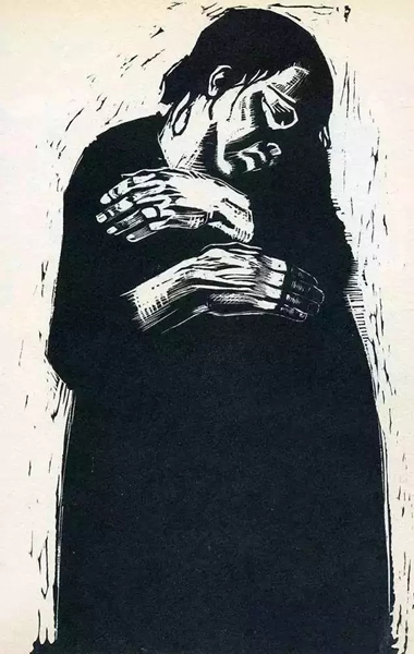 深刻、缓慢的刀刻 精致的版画 深刻、缓慢的刀刻 精致的版画