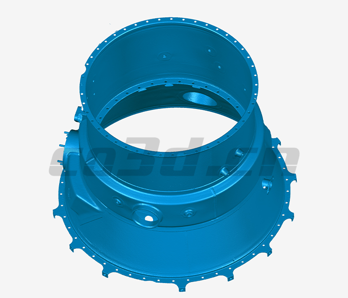 3D scan of aircraft wheel